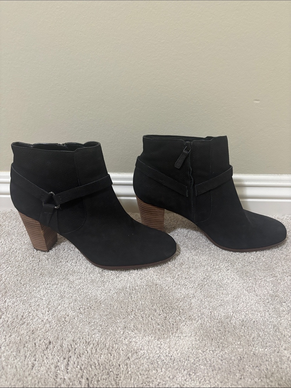 Black Women’s Ankle Boots - Classic Suede Style